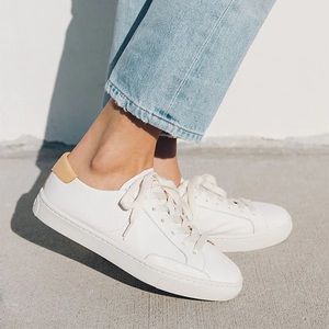 NWT Ibiza Classic Leather Sneaker Bisque size 6.5
